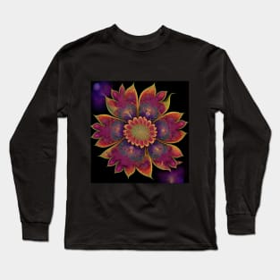 Golden Elegance Long Sleeve T-Shirt